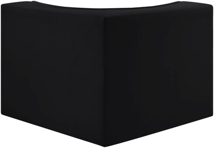 Rummi - Velvet Performance Fabric Upholstered Modular Corner Chair