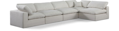 Comfy - 5 Piece Linen Modular Sectional