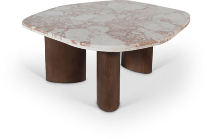 Puglia - Marble Top And Oak Wood Base Table