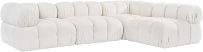Orin - Fabric Velvet 4 Piece Modular Sectional