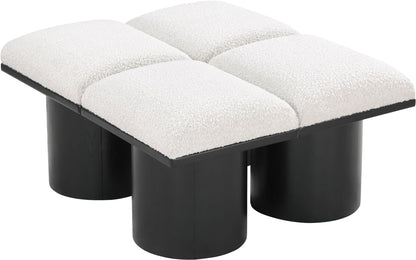 Pavilion - 4 Piece Modular Bench With Black Base