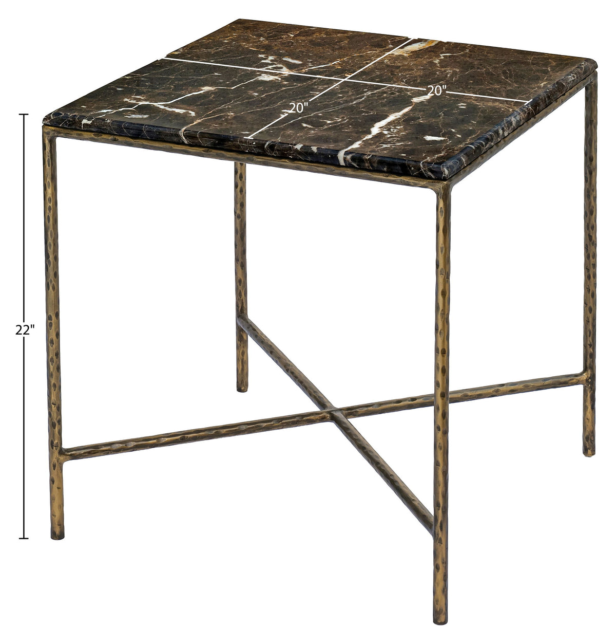 Valen - Marble And Iron Table