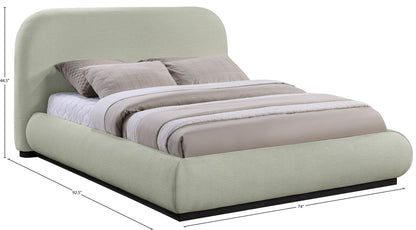 Vaughn - Chenille Bed With Black Base