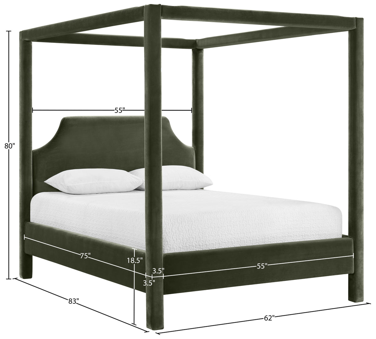 Dawson - Velvet Upholstered Bed