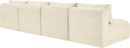 Shaggy - 4 Seat Modular Armless Sofa