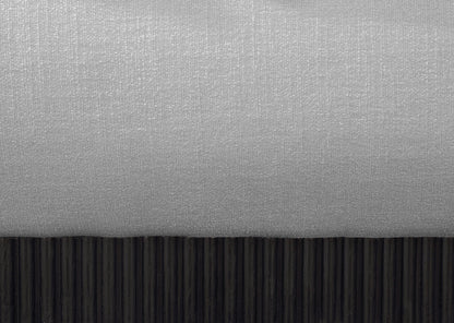 Rigby - Linen Bed With Black Base
