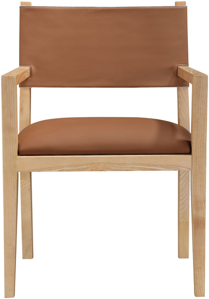 Avon - Vegan Leather Dining Arm Chair