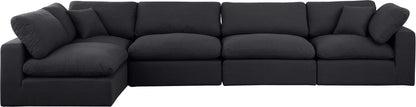 Comfy - 5 Piece Linen Modular Sectional