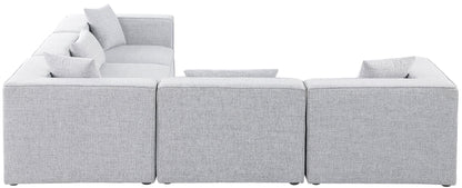Cube - Linen 5 Piece Modular Corner Sectional