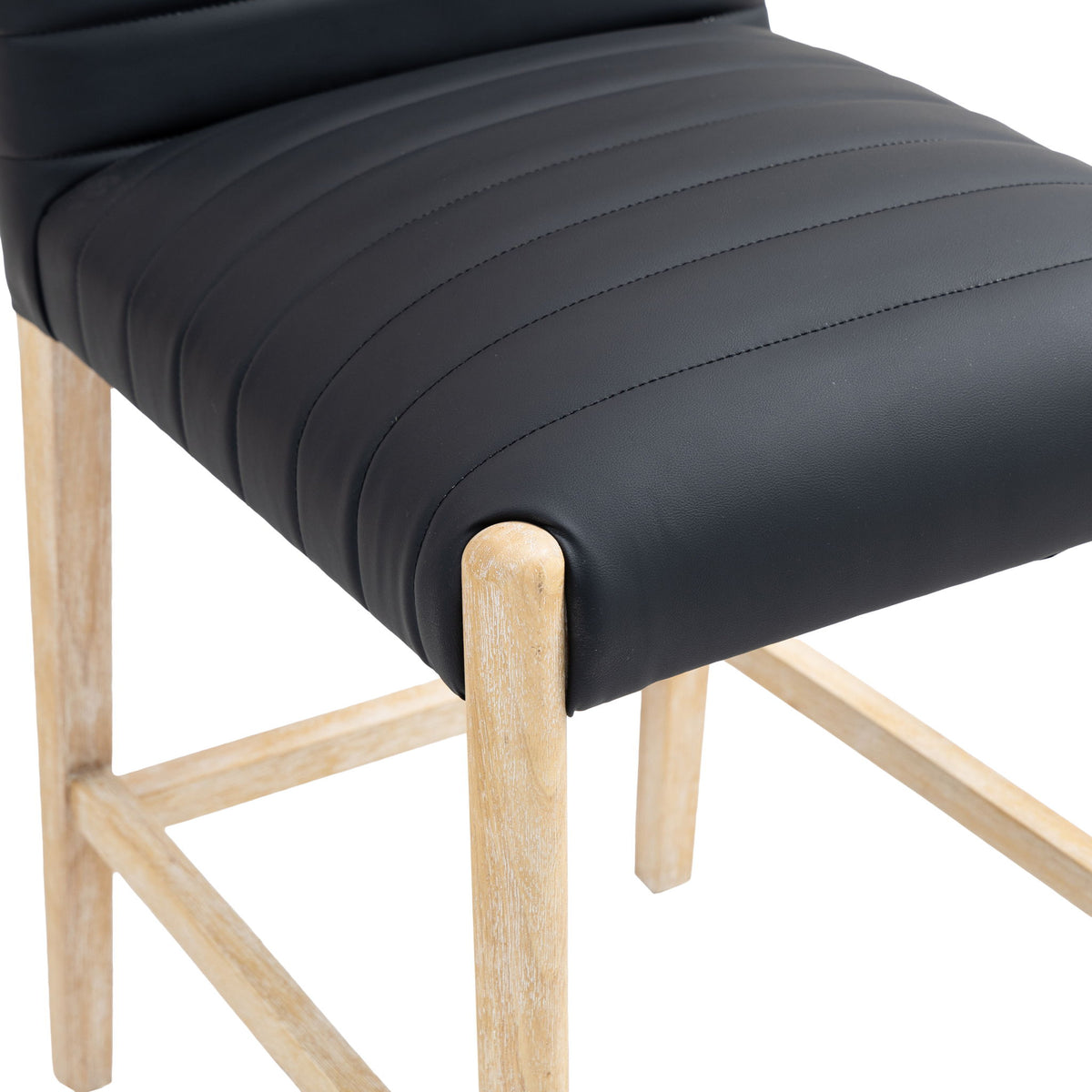 Aimee - Counter Stool - Light Brown Legs