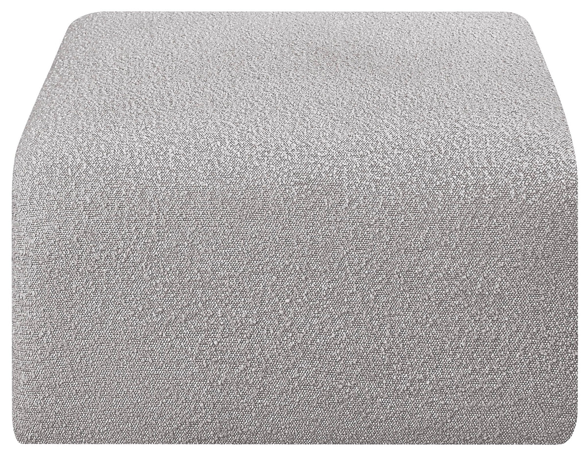 Arc - Boucle Fabric Ottoman