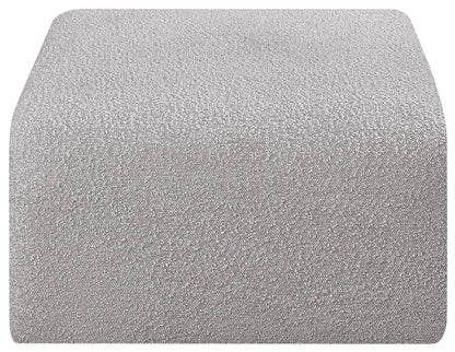 Arc - Boucle Fabric Ottoman