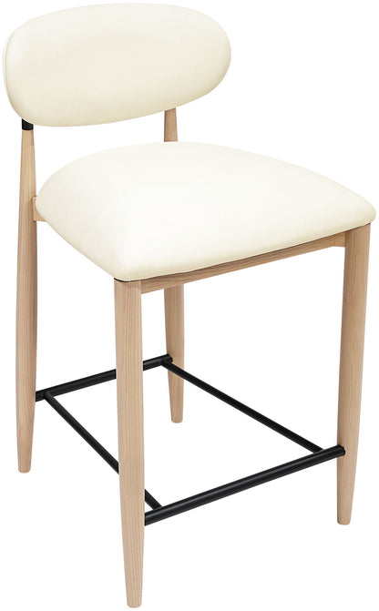 Riccio - Stool - Natural And Black Frame