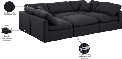 Indulge - Linen 6 Piece Modular Sectional
