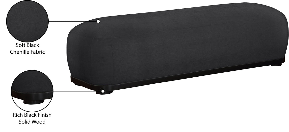 Calum - Bench - Black Frame