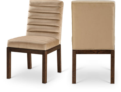 Evelyn - Dining Chair With Brown Legs