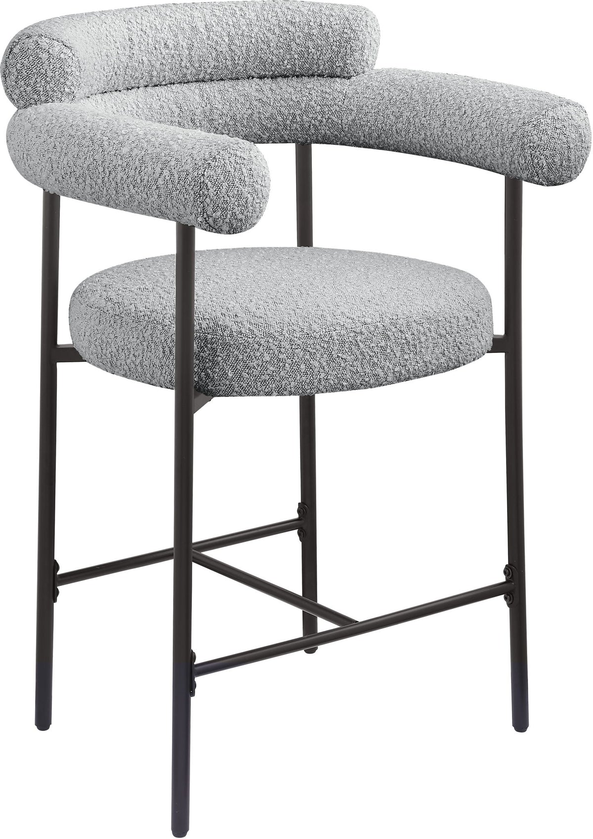 Blake - Counter Stool With Black Base (Set of 2)