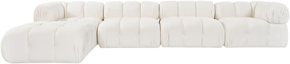 Orin - Fabric Velvet 5 Piece Modular Sectional