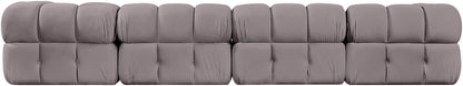 Orin - Fabric Velvet 4 Piece Modular Sofa
