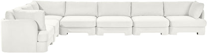 Hammond - Velvet Performance Fabric Upholstered 7 Piece Sectional