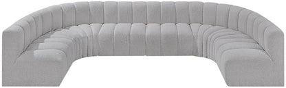 Arc - Boucle Fabric 8 Piece Modular Sofa