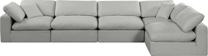 Comfy - 5 Piece Linen Modular Sectional