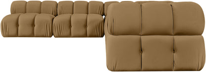 Orin - Velvet 6 Piece Modular L-Shaped Sectional