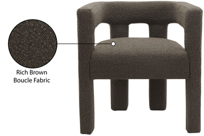 Athena - Boucle Fabric Dining Chair