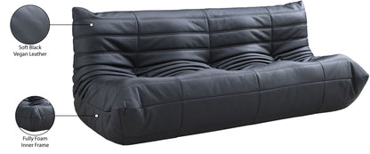 Relax - Vegan Leather 77.75" Upholstered Sofa