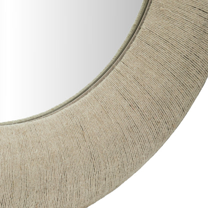 Meadow - Round Jute Rope Framed Mirror