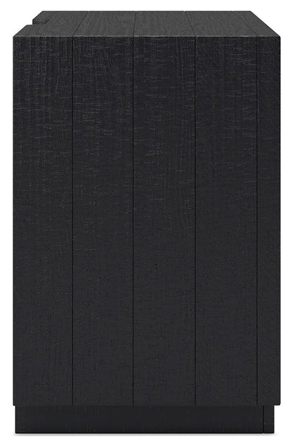 Londer - Two Drawer Night Stand - Black