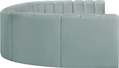 Arc - Faux Leather Modular U-Shaped Sectional