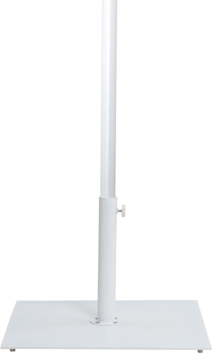 Amalfi - Aluminum Patio Umbrella - White Base / White Pole