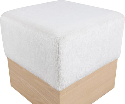 Havre - Ottoman / Stool With Natural Base