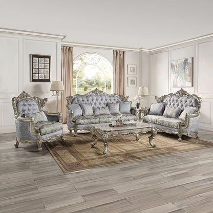 Miliani - Chair With Pillow - Fabric & Antique Bronze