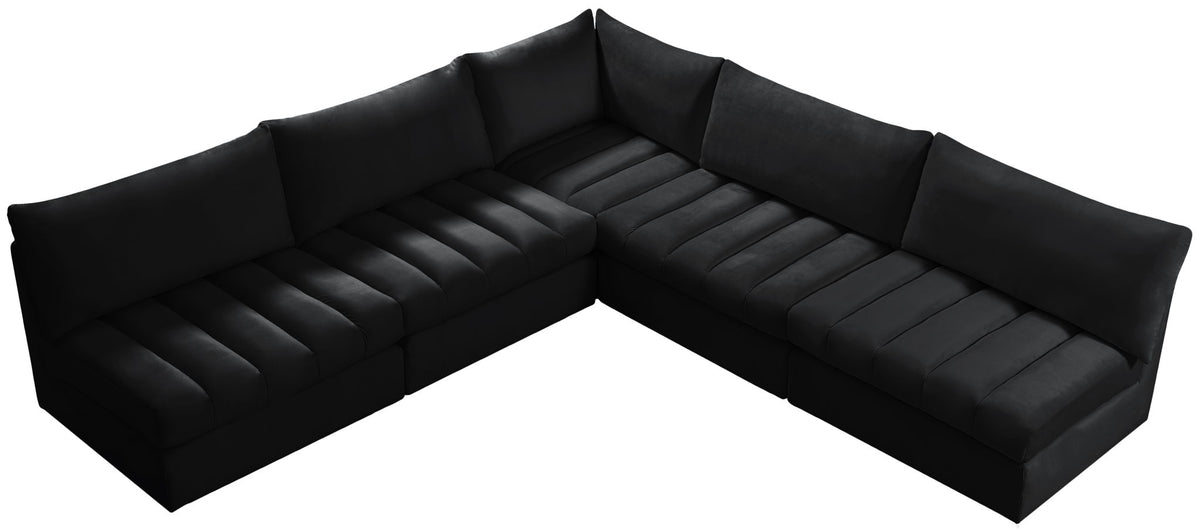 Jacob - Modular Corner Armless Sectional 5 Piece