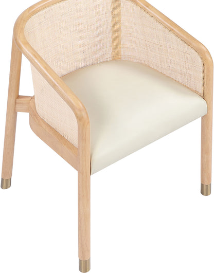 Sylvan - Vegan Leather Dining Chair (Set of 2) - Natural Frame
