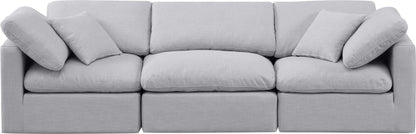 Indulge - Linen 3 Seat Modular Sofa