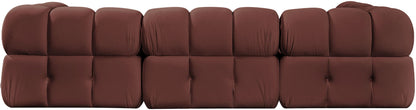 Orin - Fabric Velvet 4 Piece Modular Sectional