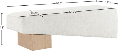 Alora - Bench - Light Brown Base