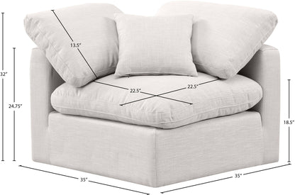 Indulge - Linen Corner Chair