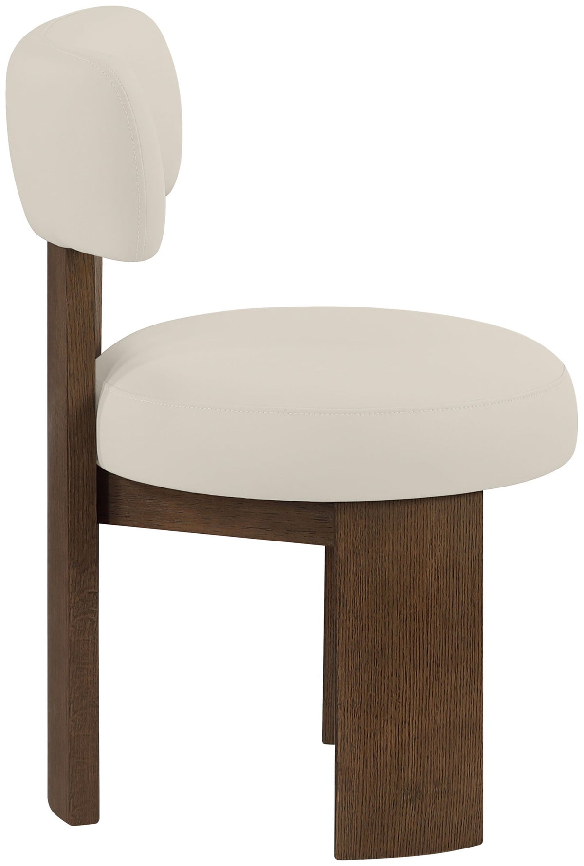 Atelier - Vegan Leather Upholstered Dining Chair (Set of 2) - Painted Brown Frame