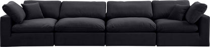 Comfy - Velvet Modular Sofa 4 Seats