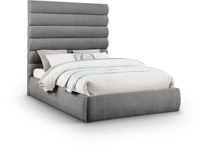 Adam - Chenille Fabric Bed With 70.5" Headboard