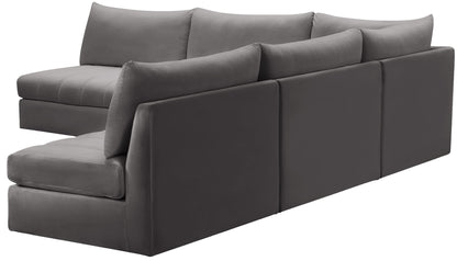 Jacob - Modular Corner Armless Sectional 5 Piece