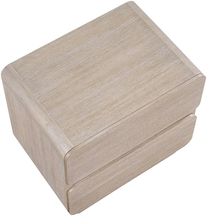 Adagio - Solid Wood And Oak Veneer Nightstand