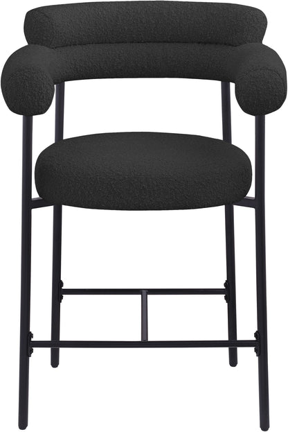 Blake - Counter Stool With Black Base (Set of 2)