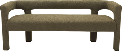 Athena - Boucle Fabric Bench