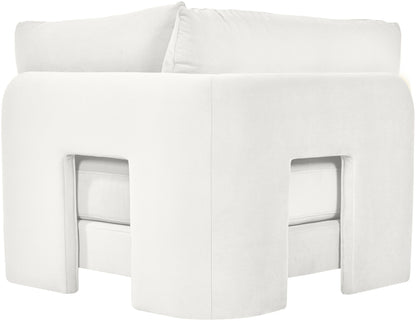 Hammond - Velvet Performance Fabric Upholstered Corner Chair