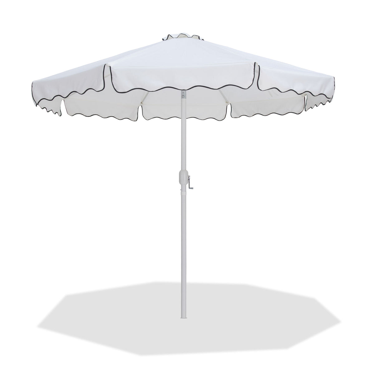 Amalfi - Patio Umbrella - White Pole